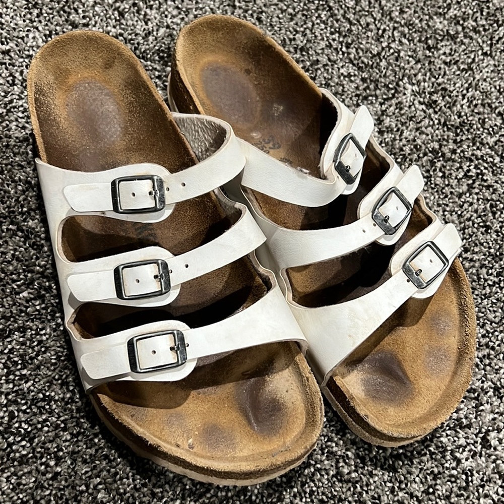 White Birkenstock size 39